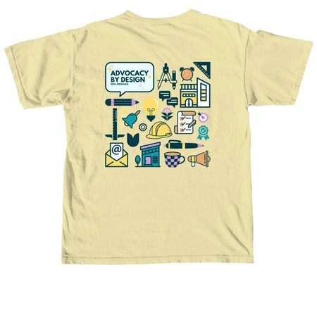 IIDA IN Trained Tested Trusted!, a Butter Comfort Colors Unisex Tee (back-view)