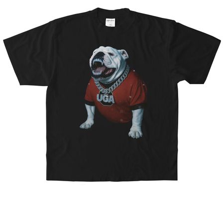 FANG?D OUT, a Black Heavyweight Garment Dye Tee