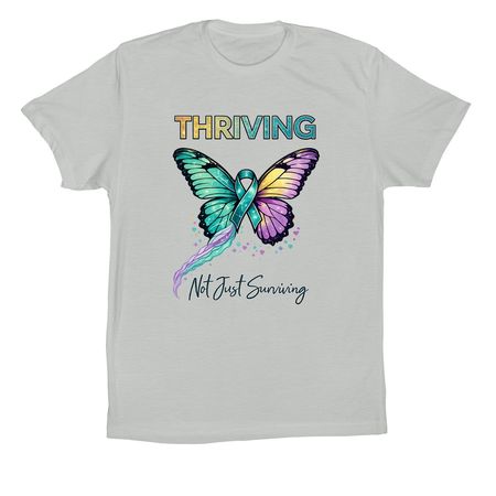 From Surviving to Thriving, a Silver Premium Cotton Tee