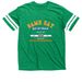 Lost Art Ranch Game Day Tee, a Vintage Green / White Football Jersey Tee