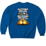 It is Finished!, a Royal Softstyle Crewneck Sweatshirt (back-view)