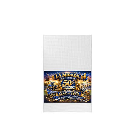 LMHS Matadors 50 Years Strong, a White Tea Towel