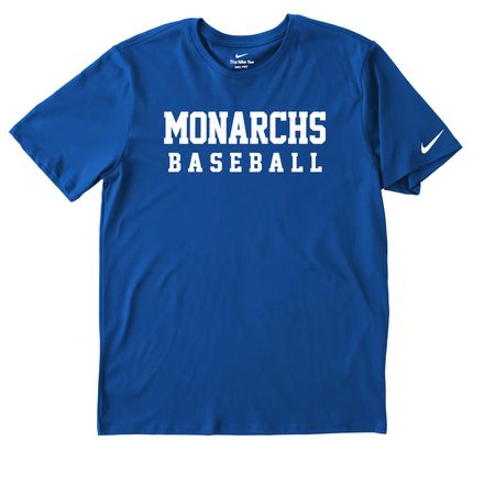 mbroyalredblack3, a Game Royal Nike Dri-FIT Jersey Blend Performance Tee