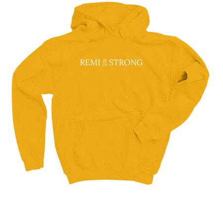 The OG, a Gold Youth Pullover Hoodie
