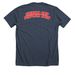 Bug Squad, a Heather Midnight Navy Premium Unisex Tee (back-view)