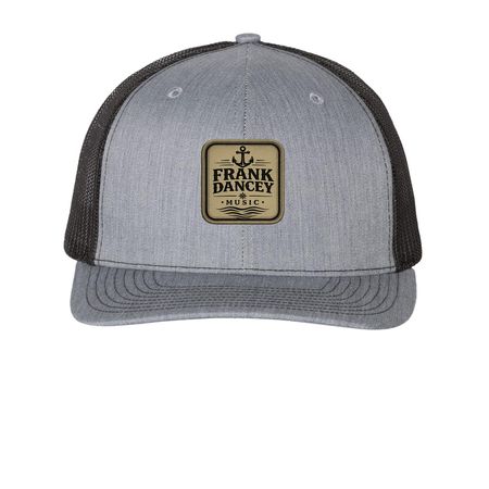 Frank Dancey Trucker HAT&nbsp;, a Heather Grey/ Black Printed Snapback Trucker Cap