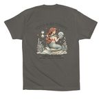 Sirenita: Edici?n Conf?a, a Asphalt Premium Cotton Tee (back-view)
