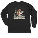 Sirenita: Edici?n Conf?a, a Black Classic Long Sleeve Tee (back-view)