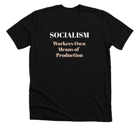 SOCIALISM DEFINED, a Solid Black Blend Premium Unisex Tee