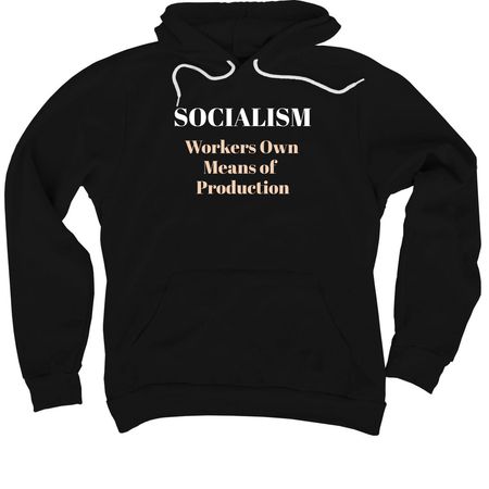 SOCIALISM DEFINED, a Black Premium Pullover Hoodie