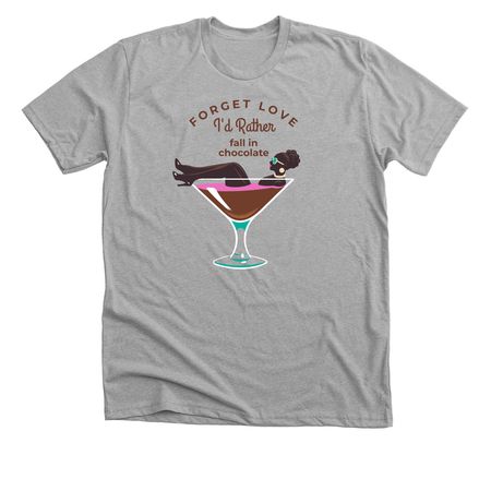 Forget Love, a Athletic Heather Premium Unisex Tee