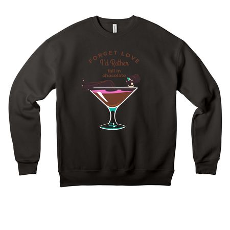 Forget Love, a Black Premium Drop Shoulder Sweatshirt