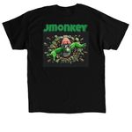Jmonkey merch, a Black Classic Unisex Tee (back-view)
