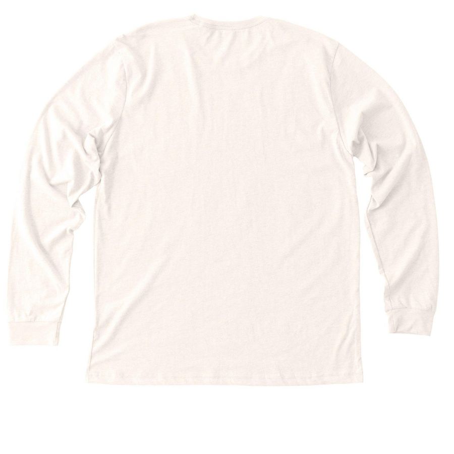 Lebanon Supports Sophie, a Heather Natural Premium Long Sleeve Tee (back-view)