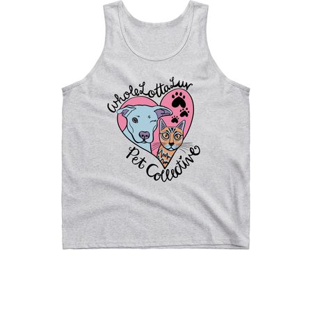 WholeLottaLuv Pet Collective Logo, a Sport Grey Classic Unisex Tank Top