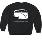 Mobility, a Black Softstyle Crewneck Sweatshirt (back-view)