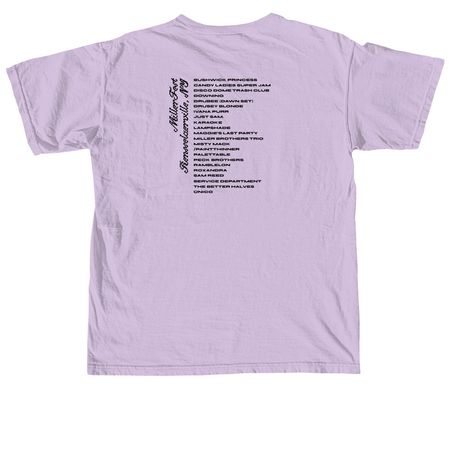 Dreamland Official Shirt, a Orchid Comfort Colors Unisex Tee (back-view)