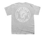 Get Your Boots On, a Sport Grey Youth Unisex Tee (back-view)