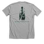 More than a project, a Athletic Heather Premium Unisex Tee (back-view)