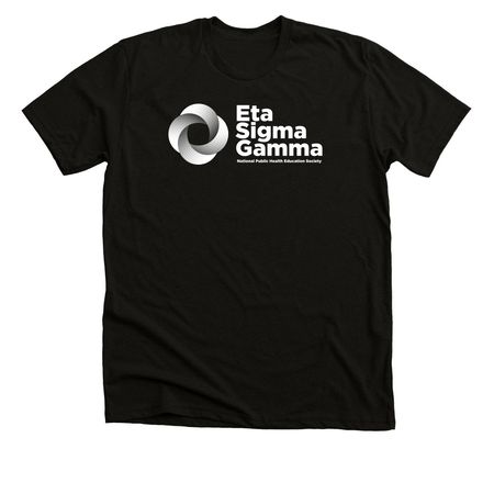 Eta Sigma Gamma Apparel, a Black Heather Premium Unisex Tee