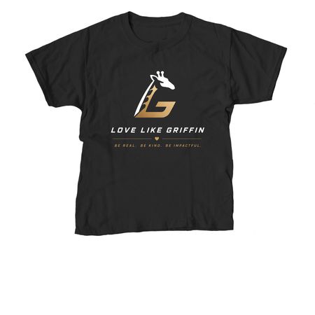 Griffin?s Impact, a Black Youth Unisex Tee