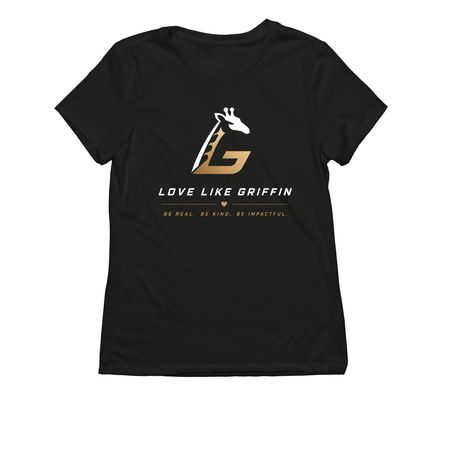 Griffin?s Impact, a Deep Black Allmade Eco Triblend Women?s Tee