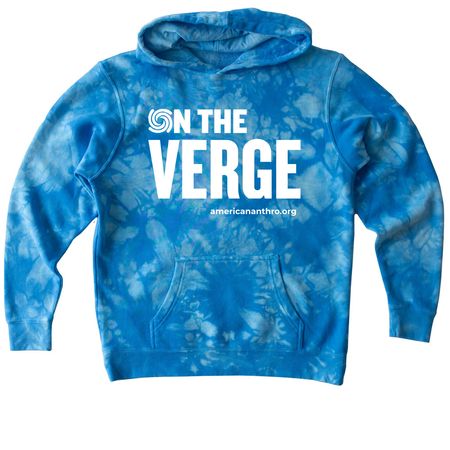 On the Verge T-Shirts & Sweatshirts, a Aqua Blue Youth Tie Dye Pullover Hoodie