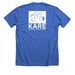 Kitsap Animal Rescue, a Heather True Royal Premium Unisex Tee (back-view)