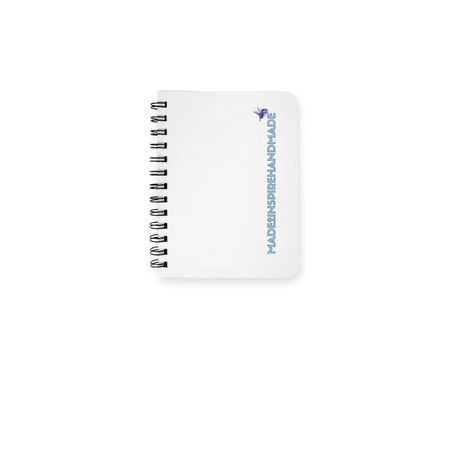 Made2InspireHandmade, a White Spiral Notebook
