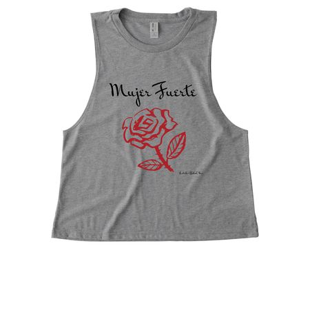 The Kate Tee, a Aluminum Grey Allmade Eco Triblend Women?s Muscle Tank
