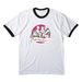 The Regency QueERA, a White/ Jet Black Cotton Ringer Tee