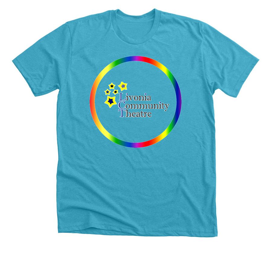 Show 'em you're PROUD of community theatre!, a Heather Aqua Premium Unisex Tee