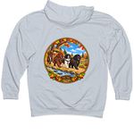 2026 NCSC Fall Draft Test, a Grey Heather Midweight Pullover Hoodie (back-view)