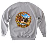 2026 NCSC Fall Draft Test, a Sport Grey Softstyle Crewneck Sweatshirt (back-view)