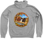 2026 NCSC Fall Draft Test, a Athletic Heather Zip Up Hoodie (back-view)