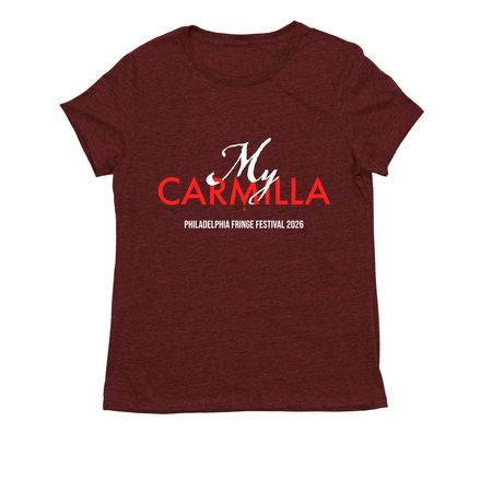 Dark Red Tee, a Vino Red Allmade Eco Triblend Women?s Tee