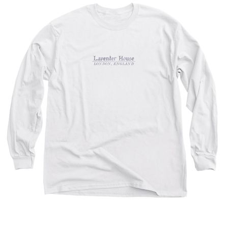 Lavender House, a White Classic Long Sleeve Tee
