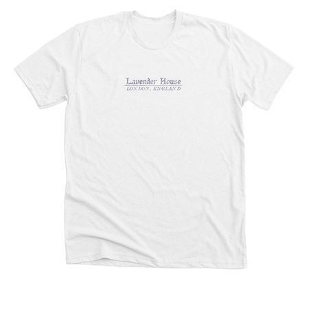 Lavender House, a Solid White Blend Premium Unisex Tee