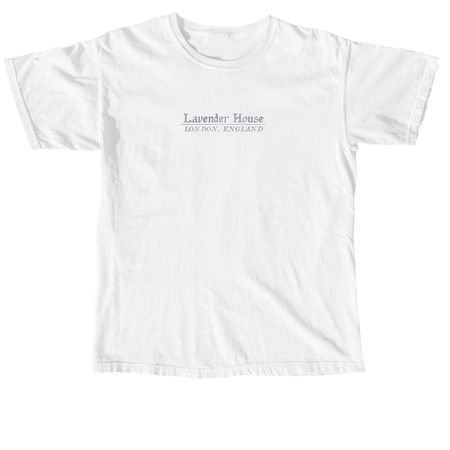 Lavender House, a White Comfort Colors Unisex Tee