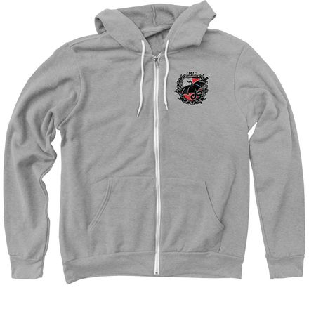 Zip Up Hoodie, a Athletic Heather Zip Up Hoodie