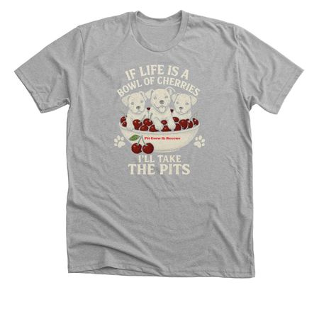 Show The Love, a Athletic Heather Premium Unisex Tee