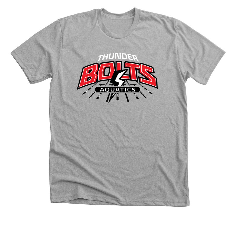 Thunderbolts Summer Apparel, a Athletic Heather Premium Unisex Tee