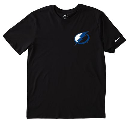 '26 Stanley Cup Playoffs-Tampa Bay Lightning, a Black Nike Dri-FIT Jersey Blend Performance Tee