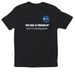 &nbsp;Friendly vs. Trained&nbsp;, a Black Softstyle Cotton Tee