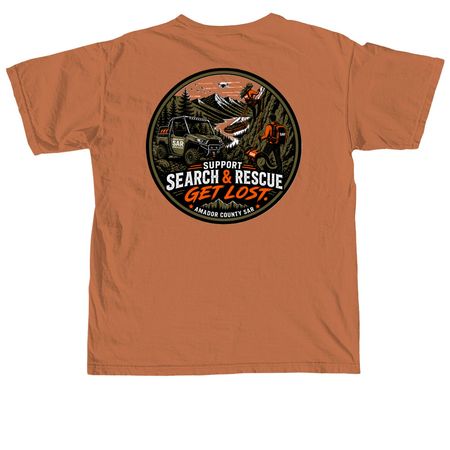 Lost, Graphic, 2-Sided, a Yam Comfort Colors Unisex Tee