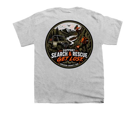 Lost, Graphic, 2-Sided, a Sport Grey Youth Unisex Tee