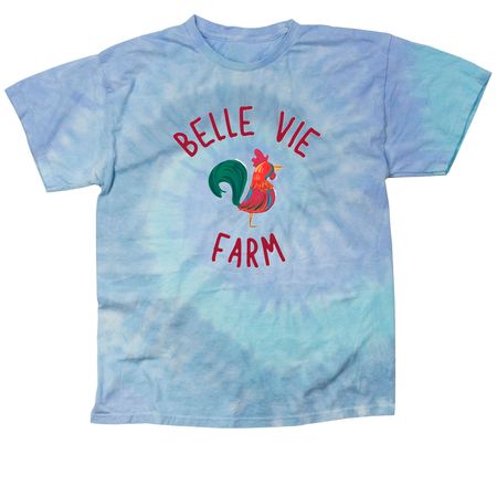 Support Belle Vie Farm, a Lagoon Classic Tie Dye Tee