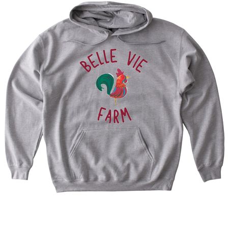 Support Belle Vie Farm, a Sport Grey Gildan Softstyle Pullover Hoodie