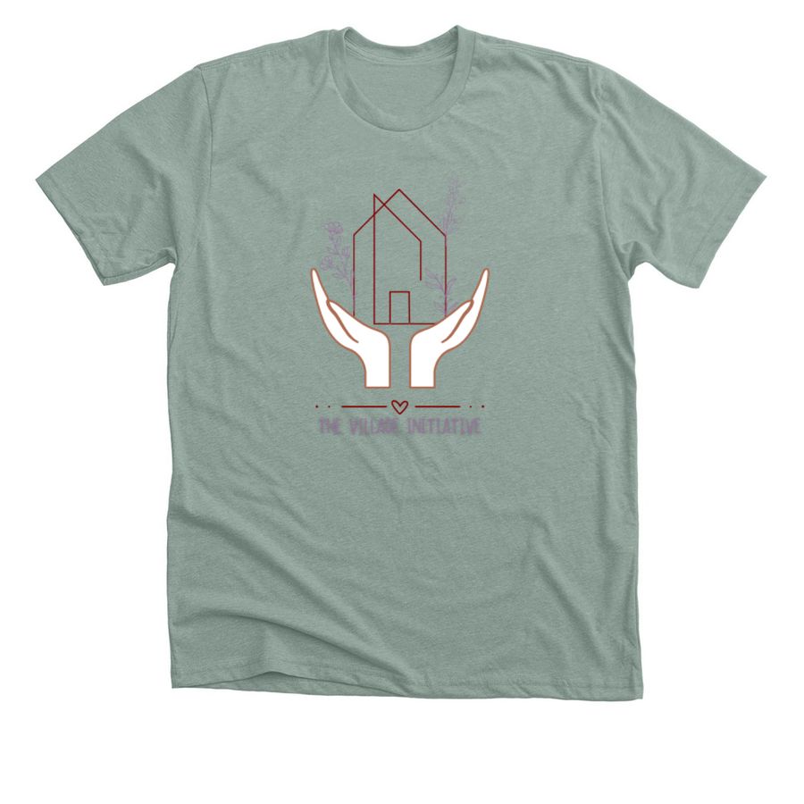 Shirts to Support TVI, a Heather Sage Premium Unisex Tee