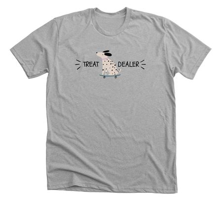 Dalmatian treat dealer, a Athletic Heather Premium Unisex Tee